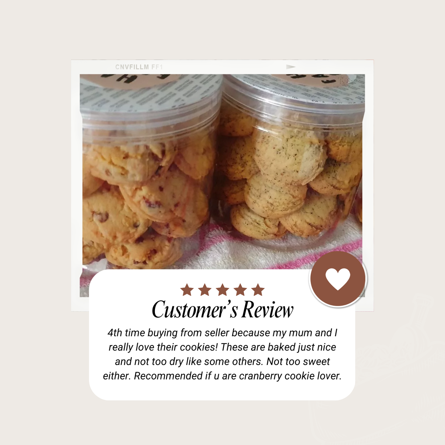 Cranberry Butter Cookies
