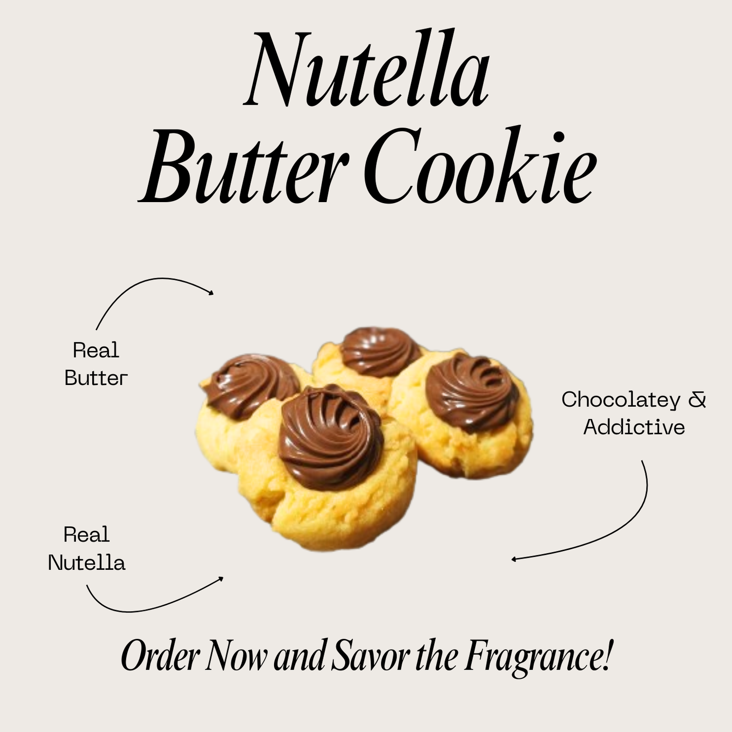 Nutella Butter Cookies