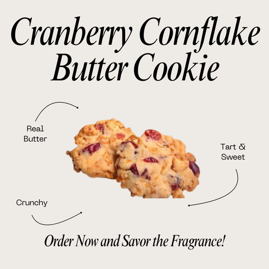 Cornflake Cranberry Butter Cookie