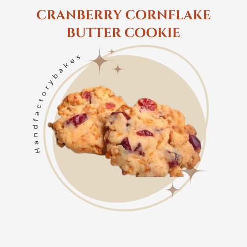 Cornflake Cranberry Butter Cookie