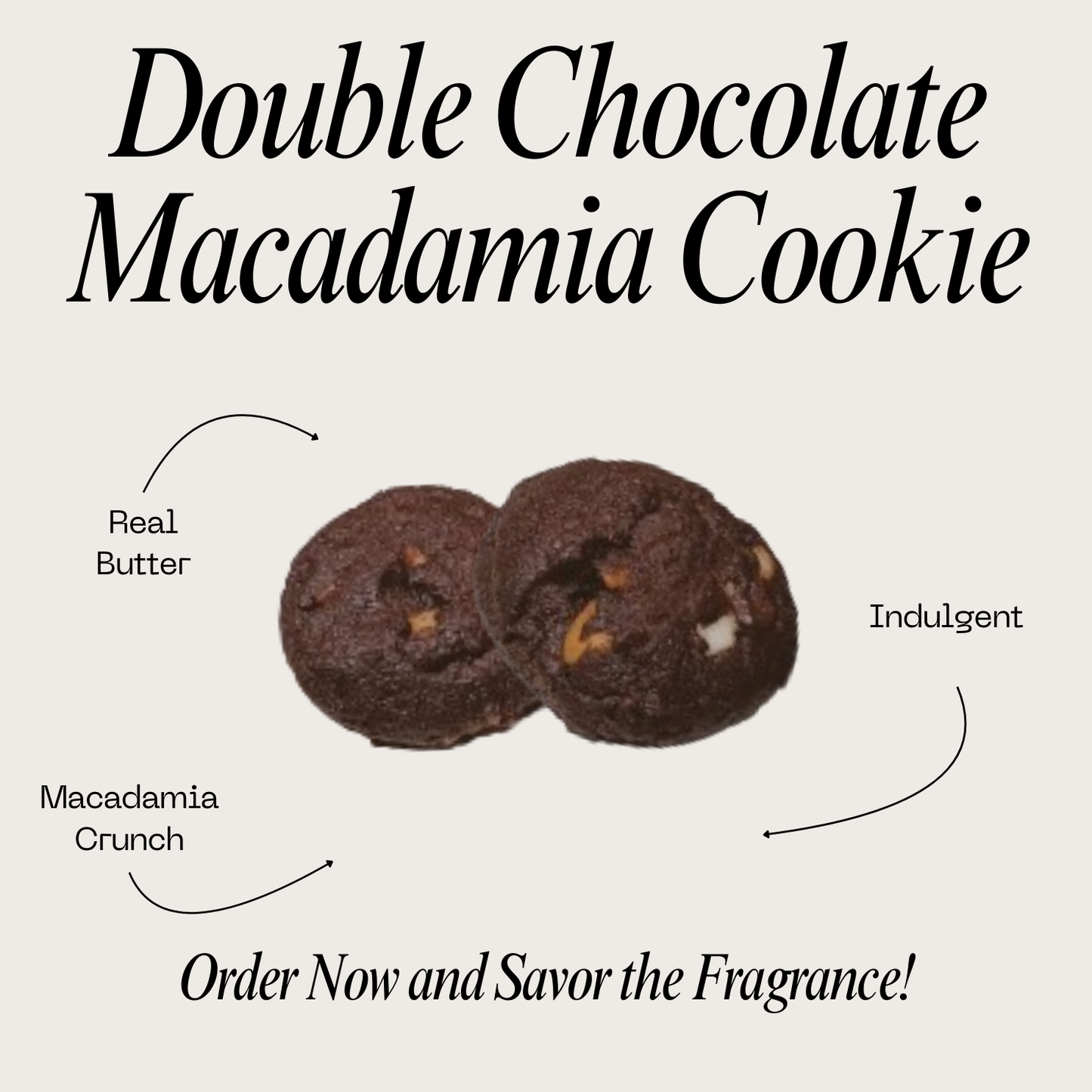 Double Chocolate Macadamia Cookie