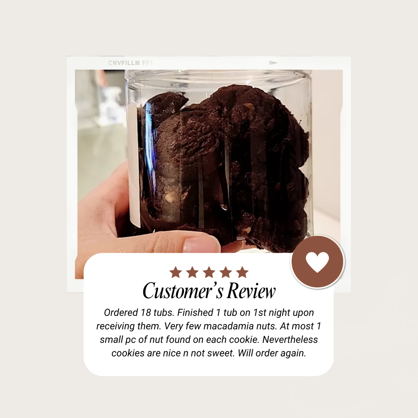 Double Chocolate Macadamia Cookie