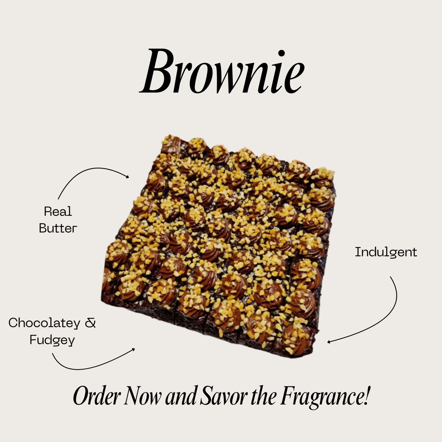 Fudgy Classic Brownie - 7 Inch