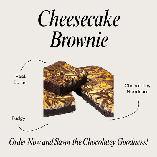 Cheesecake Brownie - 7 Inch